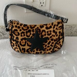 NWT Urban Outfitters Leopard Print Shoulder Bag. Brand Silence & Noise. 9x6x3